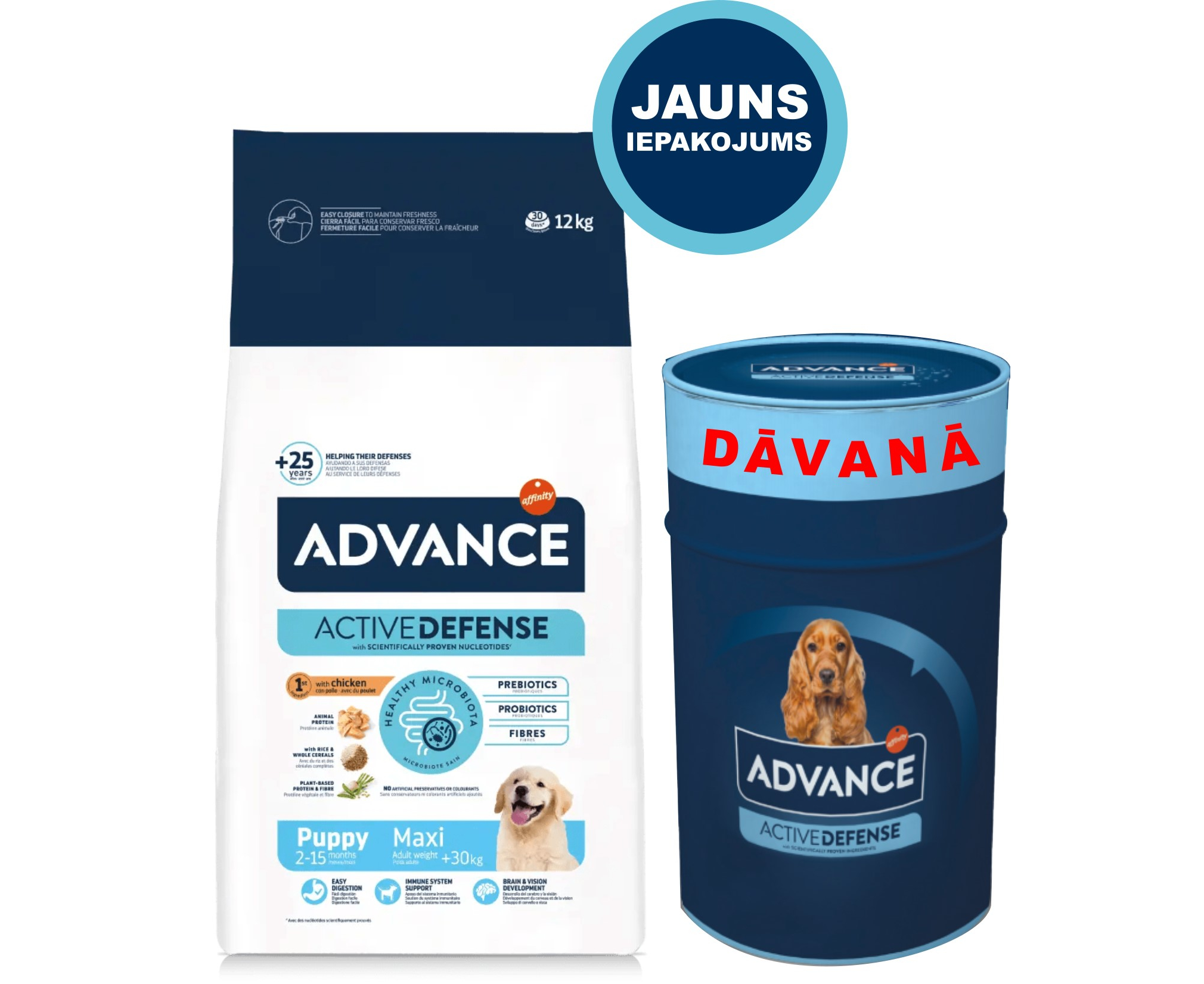 Suņiem :: BARĪBAS UN GARDUMI :: Sausā barība suņiem :: Adv dog maxi ...