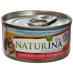 NATURINA ELITE WET TUNA WITH SALMON 70G - КОНСЕРВЫ ДЛЯ КОШЕК (ТУНЕЦ С ЛОСОСЕМ)