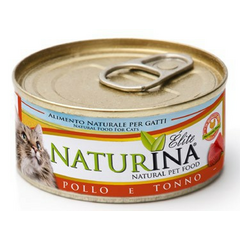 NATURINA ELITE WET CHICKEN WITH TUNA 70G - КОНСЕРВЫ ДЛЯ КОШЕК (КУРИЦА С ТУНЦОМ)