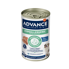 ADVANCE VETERINARY DIET DOG HYPOALLERGENIC TROUT 400G - КОНСЕРВЫ ДЛЯ СОБАК С ПИЩЕВОЙ НЕПЕРЕНОСИМОСТЬЮ И АЛЛЕРГИЕЙ