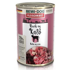 Bewi Dog rich in veal 400gr - Pieaugušiem suņiem ar teļa gaļu