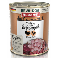 Bewi Dog rich in poultry 800gr - Pieaugušiem suņiem ar mājputnu