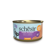 Schesir Grill Pate' Cat Can Mackerel and Sardines in pate 70g