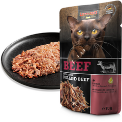 LEONARDO влажный корм для кошек с говядиной и рублёной говядиной 70 г