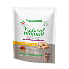NATURAL TRAINER CAT HAIRBALL CHICKEN 300 GR - pieaugušiem kaķiem ar noslieci uz spalvu kamolu veidošanos kuņģa-zarnu traktā