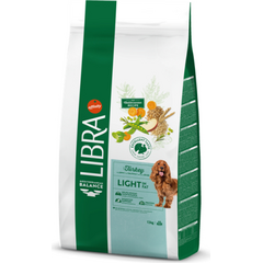 AFFINITY LIBRA DOG ADULT LIGHT IN FAT WITH TURKEY 12 KG - PIEAUGUŠIEM SUŅIEM AR LIEKO SVARU