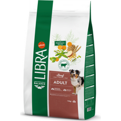 AFFINITY LIBRA DOG ADULT BEEF 14 KG - PIEAUGUŠIEM SUŅIEM, AR LIELLOPU