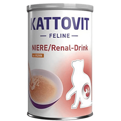 KATTOVIT FELINE RENAL DRINK CHICKEN 135ML - ZUPA KAĶIEM AR NIERU PROBLĒMĀM