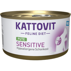 KATTOVIT SENSITIVE TURKEY 185G - KONSERVI JŪTĪGIEM KAĶIEM AR TĪTARU