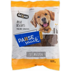 HAU & MIAU BAKED meat biscuits, 400 g - papildbarība suņiem, gaļas cepumi.