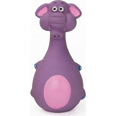Barry King rotaļlieta suņiem, zilonis lateksa, violēta kr. 13 cm