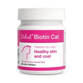 Dolvit Biotyna Cat 90 tab - veselīgam un skaistam apmatojumam