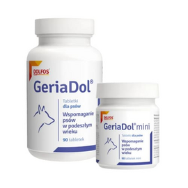 Минеральная добавка Dolvit GeriaDol small dog 90 табл - для пожилых собак маленьких пород