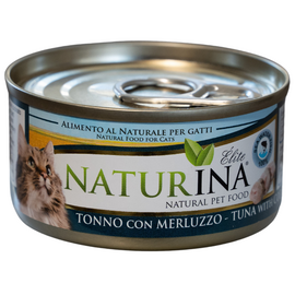 NATURINA ELITE WET TUNA WITH COD 70G - KONSERVI KAĶIEM (TUNCIS AR MENCU)