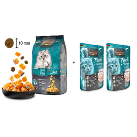 Leonardo Adult Fish &Rice 1.8kg + Leonardo Fish &Shrimps 85gr * 2gb