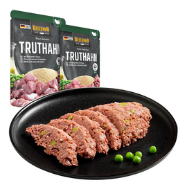 BELCANDO TURKEY WITH AMARANTH AND PEAS 300G - SUŅU KONSERVI AR TĪTARU GAĻU, AMARANTU UN ZIRŅIEM