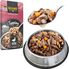 BELCANDO MASTERCRAFT TOPPING DUCK WITH SWEET POTATO 100G - KONSERVI SUŅIEM