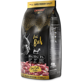LEONARDO ADULT FRESH BEEF 250G - BEZGRAUDU SAUSĀ BARĪBA KAKIEM AR LIELLOPU UN MĀJPUTNU GAĻU