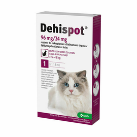 DEHISPOT 96MG/24MG ŠĶĪD 1.12ML N1 KAĶIEM 5-8KG