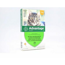 ADVANTAGE 40MG 10% ŠĶĪD 0.4ML KAĶIEM LĪDZ 4KG N1