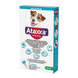 ATAXXA 500/100MG ŠĶĪD 1ML SUŅIEM 4-10KG N1