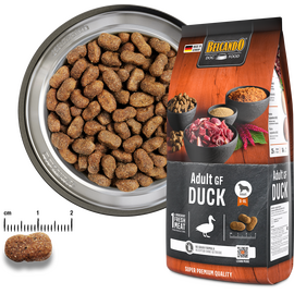 BELCANDO ADULT GF DUCK 12.5KG - BEZGRAUDU BARĪBA SUŅIEM AR PĪLI