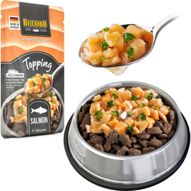 BELCANDO MASTERCRAFT TOPPING SALMON WITH BROCCOLI 100G - KONSERVI SUŅIEM