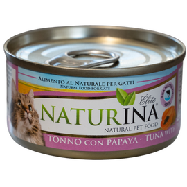 NATURINA ELITE TUNA WITH PAPAYA 70G - KONSERVI KAĶIEM TUNCIS AR PAPAIJU