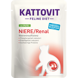 KATTOVIT Renal Pute 85g - Konservi kaķiem ar tītaru