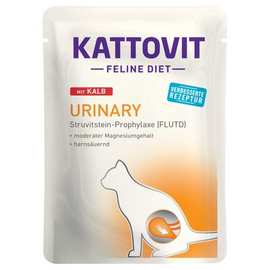 KATTOVIT Urinary Kalb 85g - Konservi kaķiem ar teļa gaļu