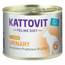 KATTOVIT URINARY CHICKEN 185G - KONSERVI KAĶIEM AR VISTU