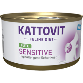 KATTOVIT SENSITIVE TURKEY 185G - KONSERVI JŪTĪGIEM KAĶIEM AR TĪTARU