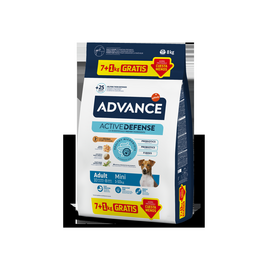 ADVANCE DOG MINI ADULT 7+1 KG - MAZO ŠĶIRŅU PIEAUGUŠIEM SUŅIEM (VISTA UN RĪSI)