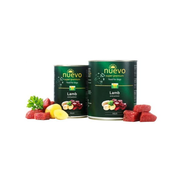Nuevo Petfood Nuevo Dog Lamb 400g - Консервы для собак с ягнёнком