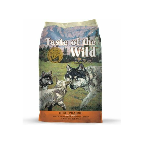 Taste Of The Wild High Prairie Puppy 12.2kg - Kucēniem (ar bizona un brieža cepeti)