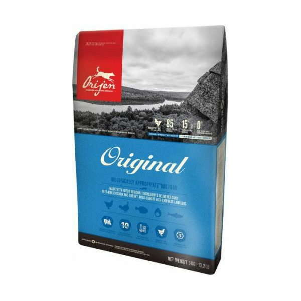 Orijen Adult Original Dog 11.4 кг - Корм для собак всех пород  (курица и индюшка)