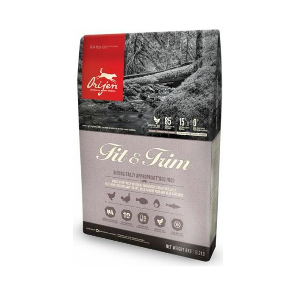 Orijen Fit & Trim 11.4kg - Visu šķirņu suņiem (vista un tītars)