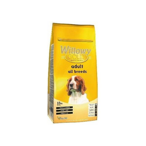 Willowy GOLD PREMIUM All Breeds 15kg - Для собак всех пород (птица)