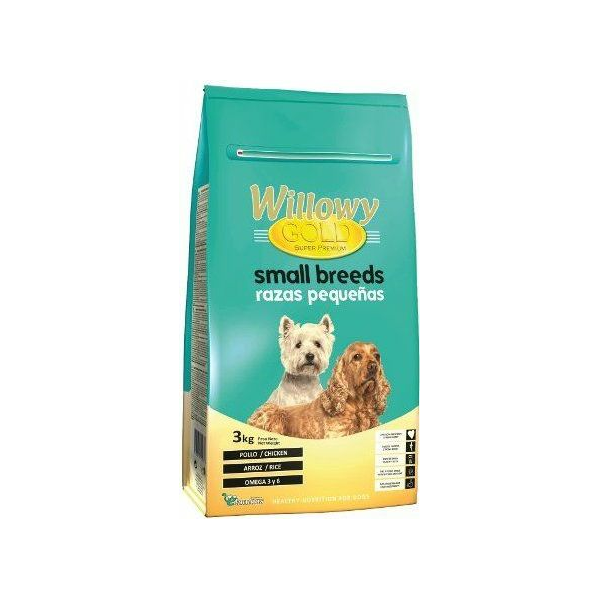 Willowy Gold Adult Small Breed 10 кг - Для собак малых пород (курица и лосось)