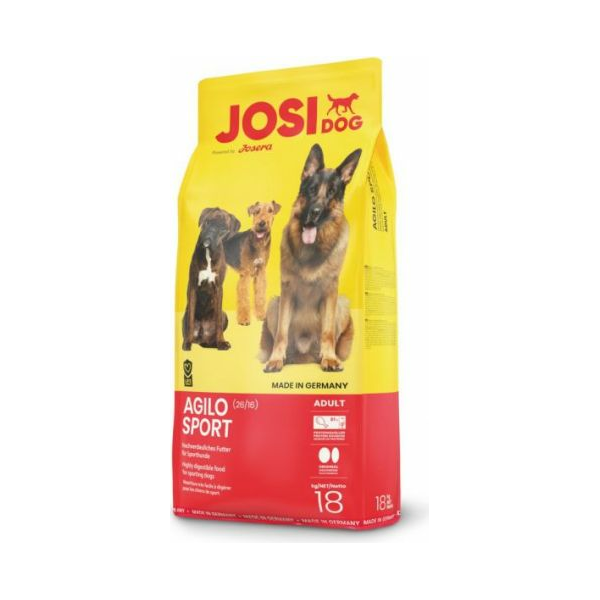 Josera JosiDog Agilo Sport 15kg - Для собак всех пород (птица и лосось)