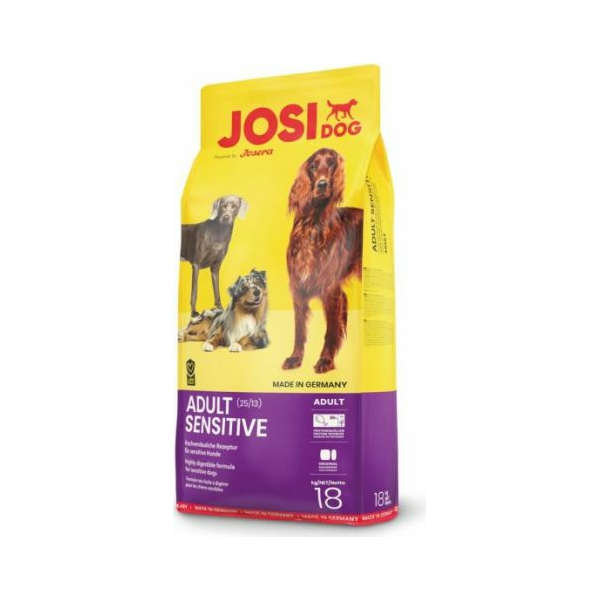 Josera JosiDog Adult Sensitive 15kg - Visu šķirņu suņiem (vista un rīsi)