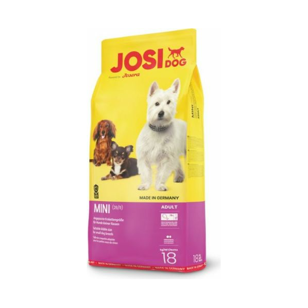 Josera JosiDog Mini 10kg - Mazo šķirņu suņiem (putns un kukurūza)