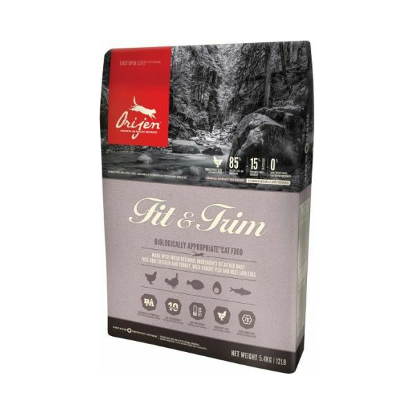 Orijen Fit & Trim 340g - Pieaugušiem kaķiem (vista un tītars)
