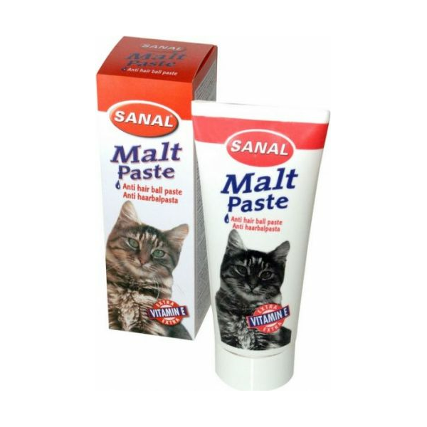 SANAL Malt Paste 20g - паста против комков шерсти в желудке у кошки