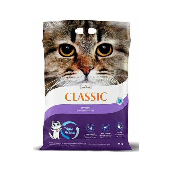 Intersand Classic Extreme Lavender 14kg - Kaķu smiltis ar lavandas aromātu