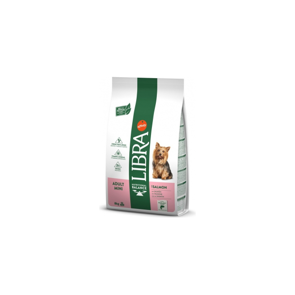 LIBRA DOG ADULT MINI SALMON 8KG - ДЛЯ СОБАК МАЛЫХ ПОРОД (ЛОСОСЬ)