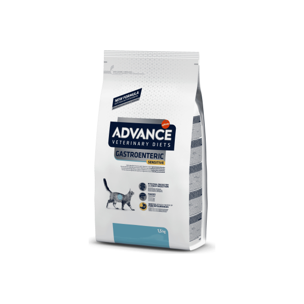 ADVANCE VET CAT GASTROENTERIC SENSITIVE 1.5KG - Для котов с проблемами желудочно-кишечного тракта