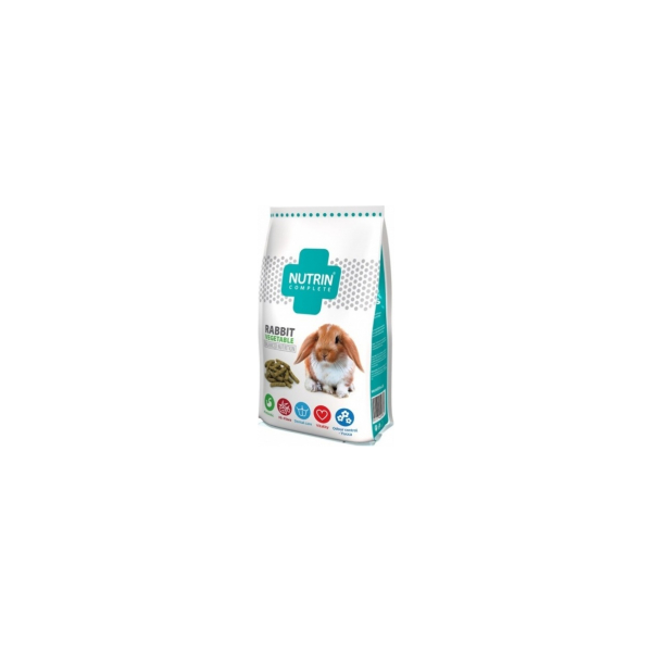 NUTRIN  Complete - Rabbit  Vegetable 1500gr - ПОЛНОЦЕННЫЙ КОРМ С ОВОЩАМИ ДЛЯ КРОЛИКОВ СТАРШЕ 8 МЕСЯЦЕВ, 1500гр
