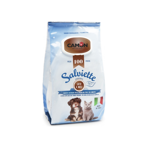 Mitrās tīrīšanas salvetes Milk&Honey 30x17cm 100gb.