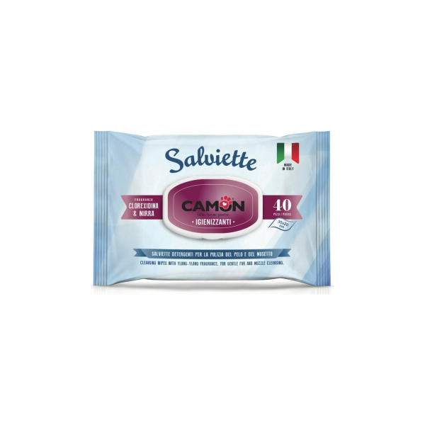 Mitrās tīrīšanas salvetes Hlorheksidīna 30x20cm 40gb.